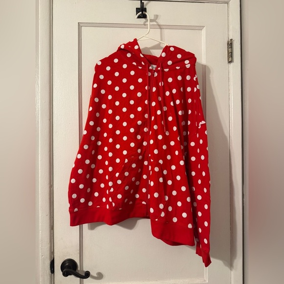 Minnie Mouse Zip Up Hoodie Sz 1x Retail $70 - Picture 2 of 6